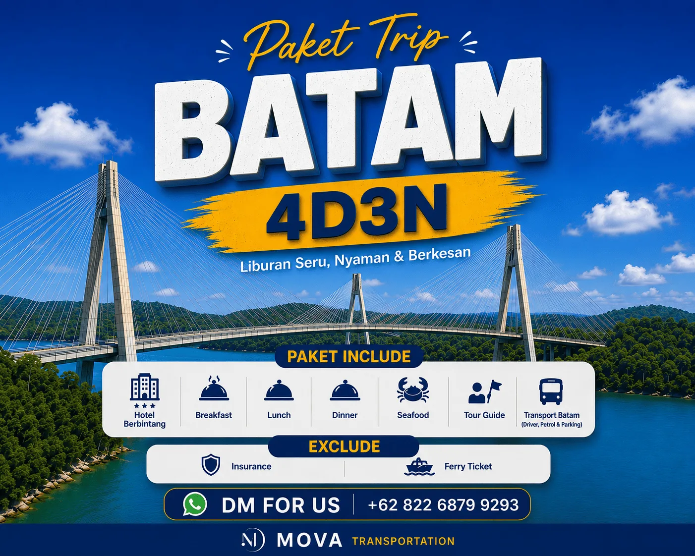 Package 4D3N Batam - Batam pick-up point